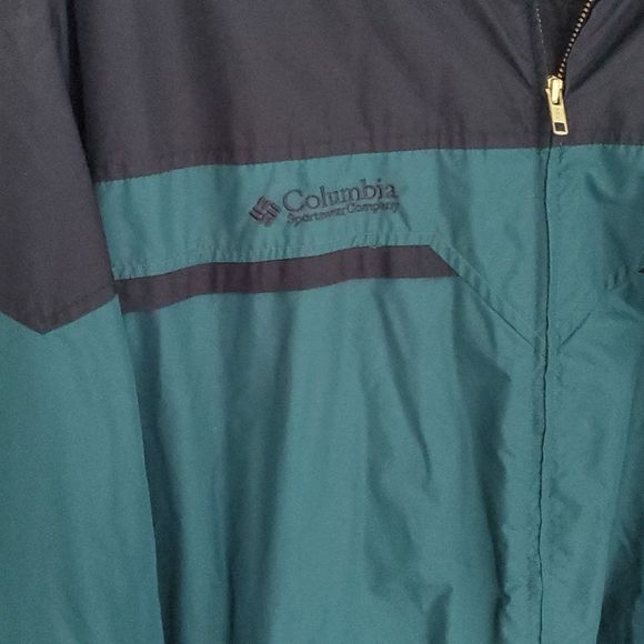 Columbia Men's Teal and Black Jacket - Picture 3 of 12